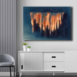 Wallity Cuadro Decorativo sobre Lienzo 70 x 100 cm - 70100NISC-038